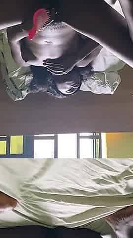 Slickly Slim Teen Masturbate Using Hair Comb