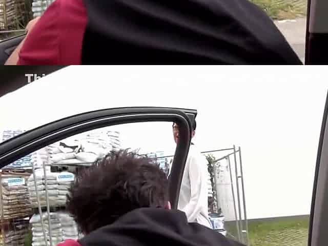 Titus Steel, Da Cada And Conny Dachs - Hard Sex In Car With Tattooed Busty Milf