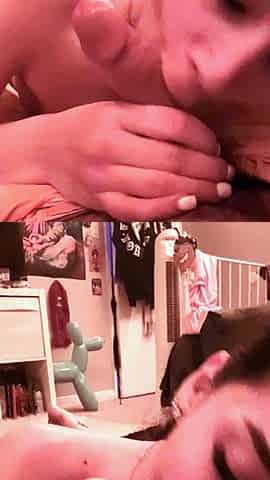 Mature brunette amateur giving a great POV blowjob
