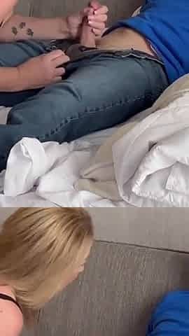 Stepson Matty Iceee Makes a Mess of Hotel Room and Then a Bigger Mess on His MILF Stepmom Danni Jones