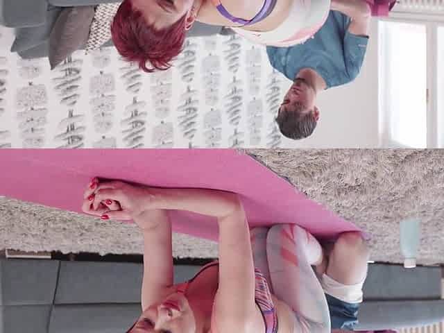yoga instructor josh does his magic on big tits milf lisa pinelli