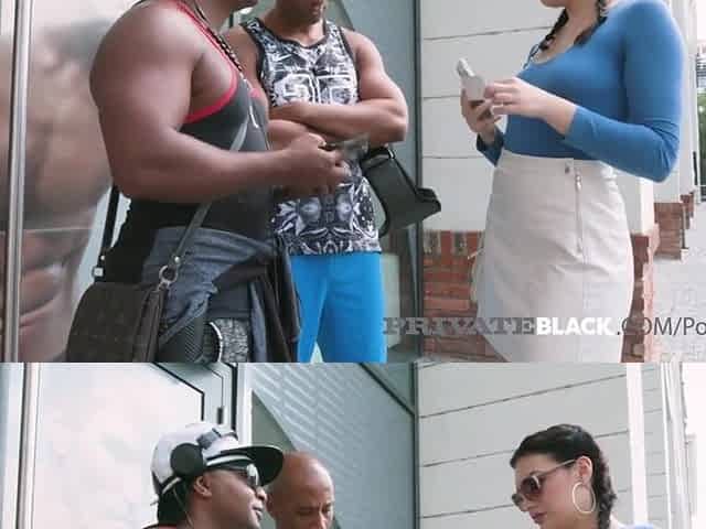Brunette hair Hannah Vivienne Gets 4 Ebony Ramrods In All Her Holes