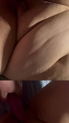 large plump big beautiful woman snatch being drilled by a 9 inch sextoy