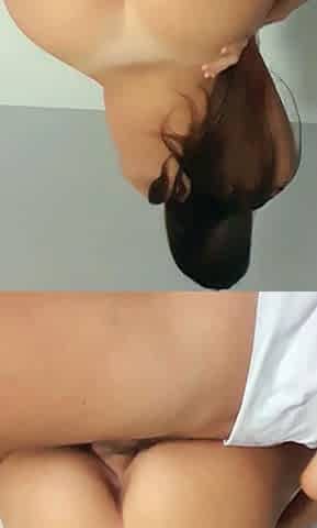 Cumshot wanting amateur MILF wanks cock in POV video