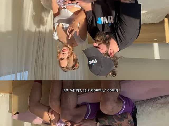 Stepsis gave me a blowjob, then I lost a bet and cummed on her face. XXX!