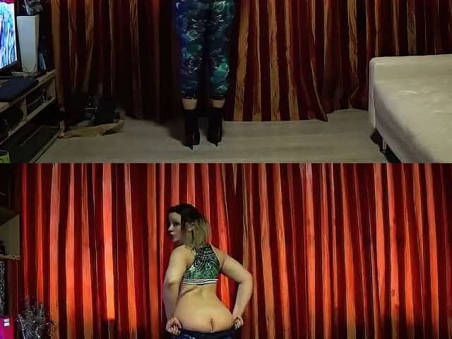 Sport fetish sweetheart gets leggings teared apart
