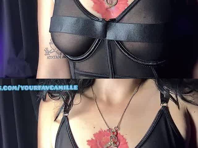 Let mamma have your ramrod between her astounding breasts and make u cum to save her secret