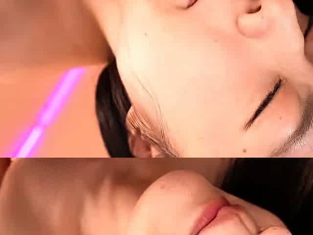 Cute Japanese teen drilling her hairy muff uncensored