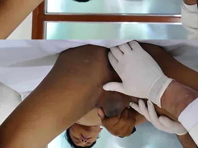Skinny Asian Fingered And Assfucked By Mature Doctor