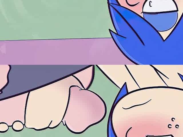 Quick Oral Below The Table At Restaurant ( Parody Toon )