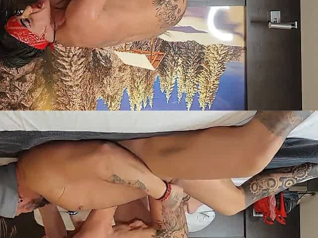Wet Rimming To The Bastards Ass