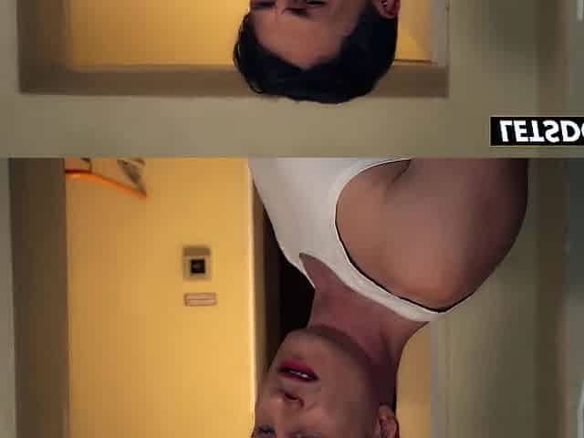 Skinny Blond Bangs Large Rod Roommate In Hostel Room - LETSDOEIT
