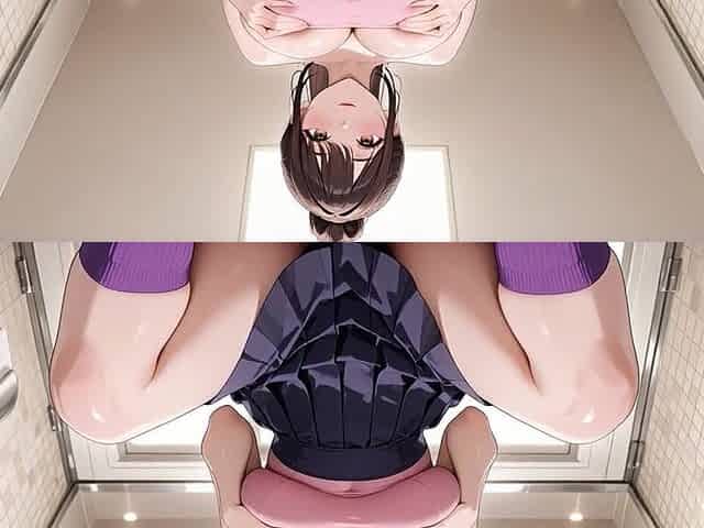 Black Haired Ponytail Bathroom Purple Socks Big Tits Steamy Creampie Overload