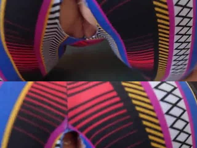 Drilled a hotty with a large booty in torn leggings