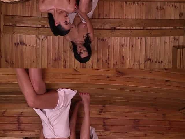 Kira Queen and Elena Rae share sensual lesbian passion with pleasure