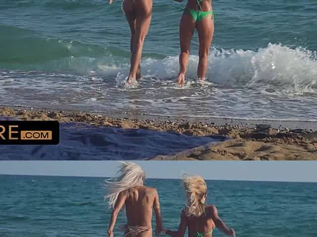 Lesbian Seduction by the Sea