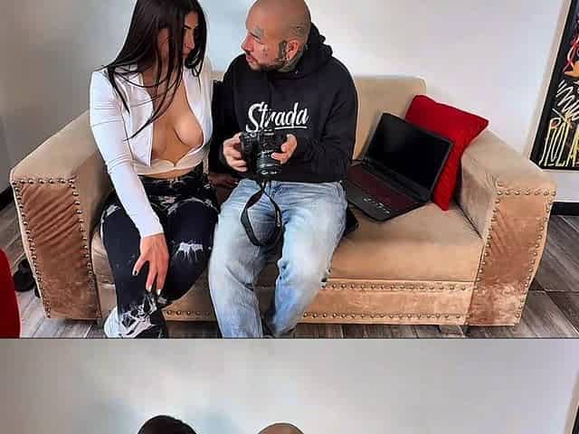 Photo Session with My Neighbor Gets Out of Control and I End up Eating Her Tight Pussy