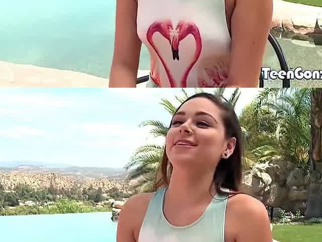 Teen 18+ Zoey Foxx Fucked Hard Outdoor In All Poses