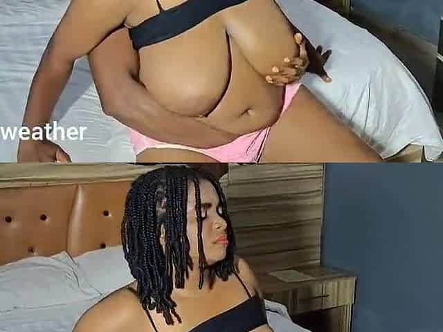 Black with a huge tit's banged