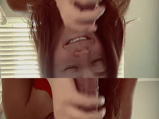 College doxy in underware likes to jack off, suck, bounce and cum on your penis