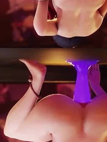 Sara Riding Raiden Shogun's Dildo Until She Cums Genshin Impact Sex Masturbation 3D Animation 60 Fps