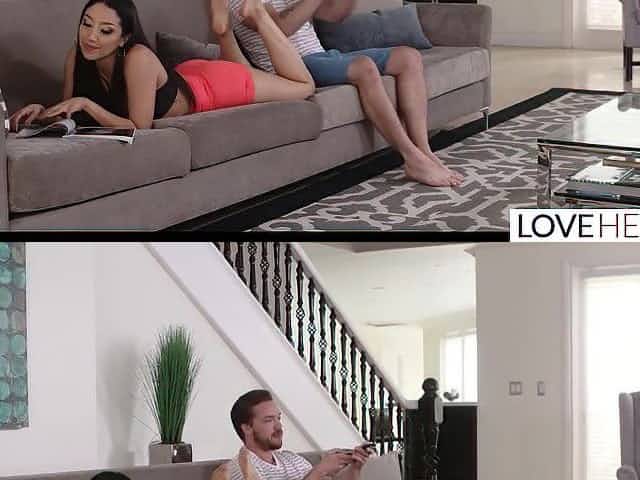 LoveHerFeet - My Boyfriend's Fat Dick Son Has a Foot Fetish