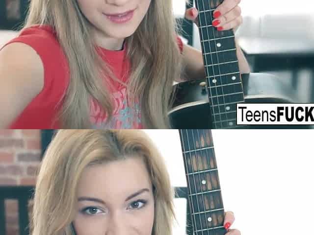 Blond teen Sonia Enjoyable gives him her pleasant butt