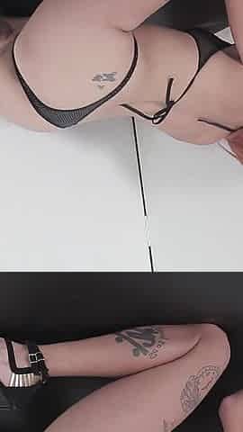 Skinny Redhead in Hot Footjob and Fucking!