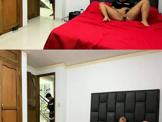 My friend moans very loudly in my house