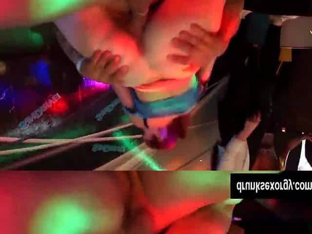Club pornstars gets muffs licked and pounded