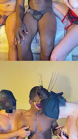 Spouse Shares White Wife With BBC Large Ebony Wang Part two