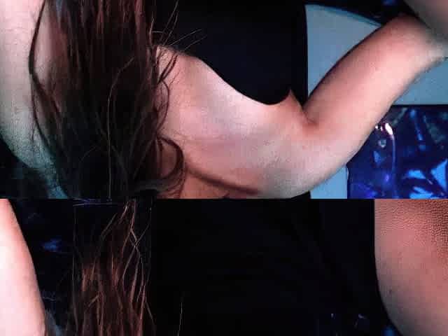 Hot brunette from squirt masturbating on webcam