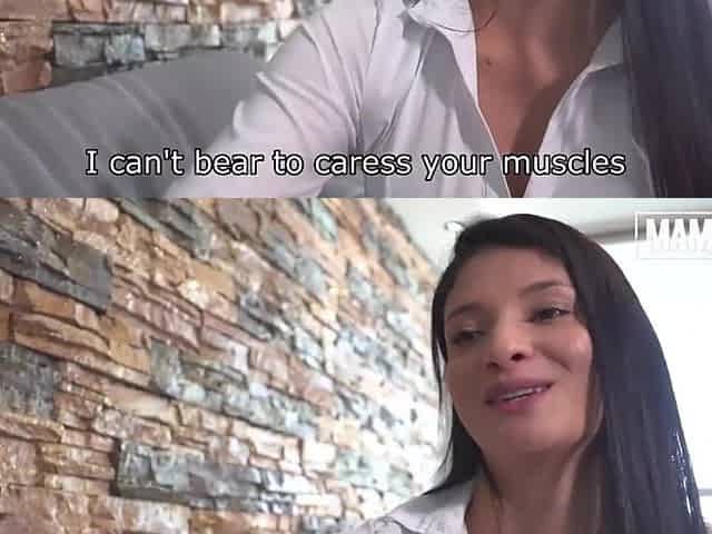 Fit Brunette hair Salome Gil Desires Her Cunt Stuffed With Large Schlong