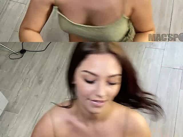 PAWG Thick hottie Vivian Taylor Gets Manhandled and Banged in the Air from Large Dong J Mac
