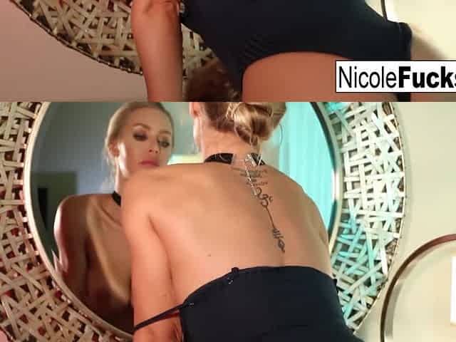 Nicole Aniston : Sexy Nicole makes herself cum all over her desk
