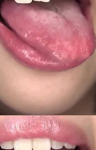 Silk Tongue Glides Slow with Glossy Lips Dripping Pure Temptation - Clip4