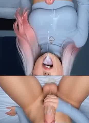 *CUTE GIRL GET'S CUM ON HER FACE ** SHORT ** (# bbb 4)