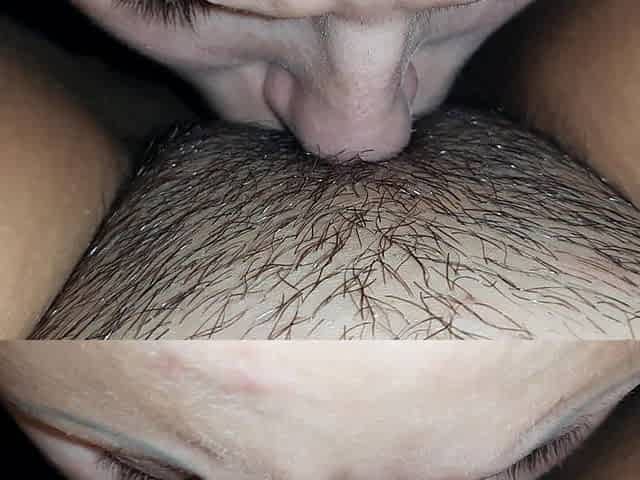 I Held Her Face with My Knees and Cum in Her Mouth