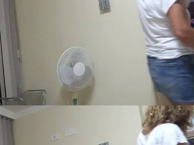 I return from the beach lascivious, great masturbation in front of stepson and that guy cums in my twat