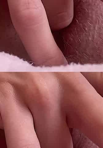 Additional Zoomed constricted pink juicy vagina fingering. Virgin cutie masturbate