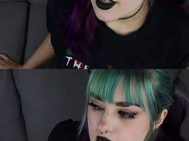 OnlyFans - Amelia Liddell - Bratty Goth Daughter Is A Whore - Assfucking
