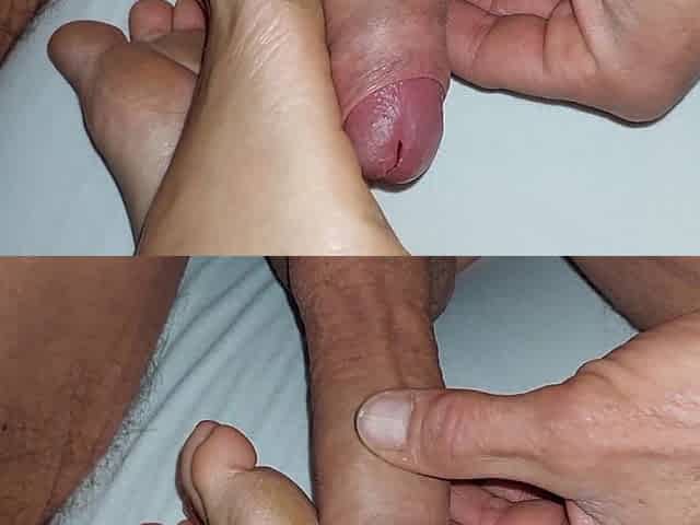 Mature Blonde Wife Enjoys Foot Worship