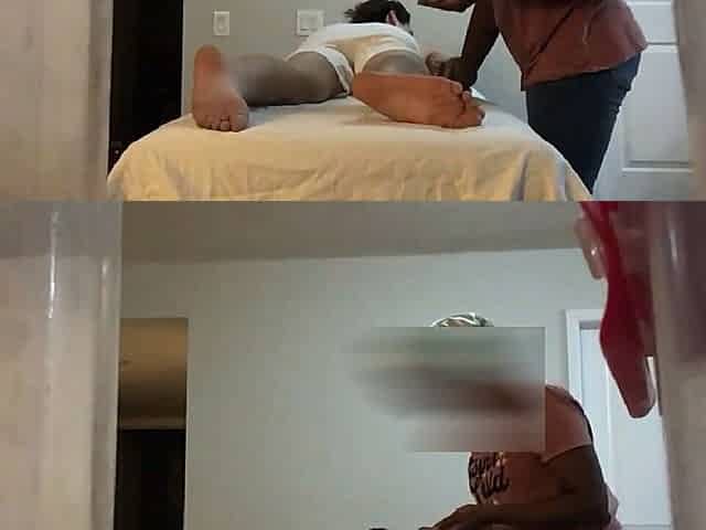 Legit Ebony RMT Give In To Huge Asian Cock 2nd Appointment