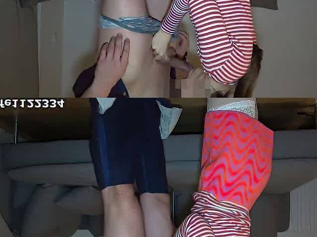 Stepdad banged his little princess in various poses and let her practice sloppy deepthroat