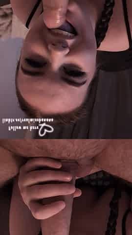 Swedish girlfriend sucks dick and takes load on face