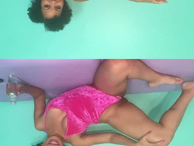 Bodysuit Oily JOI Striptease &cum Countdown-stroke for Shiny Tits & Pussy Play!-monica Jade