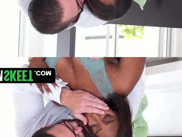 Seductive Ebony Babysitter Rhae Woods Lastly Lures Boss Into Screwing Her