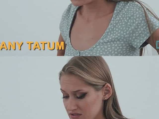 Supermodel Tiffany Tatum gets drilled hard by grandad Hans and gets the full load of cum on her face!