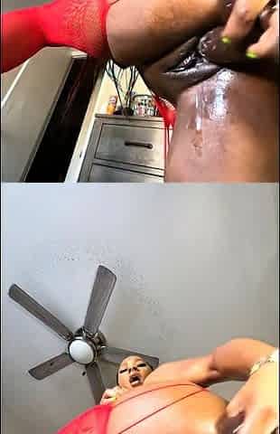 Hot Black Maid Does Some Webcam Black and Ebony