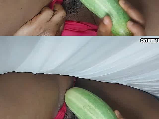 After masturbating, my spouse used the cucumber for breakfast